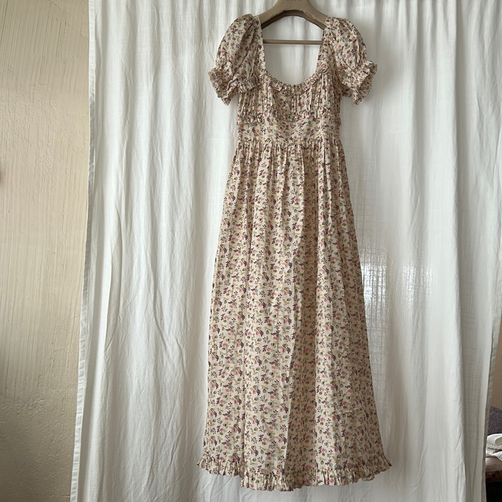 Doen floral short sleeve dress